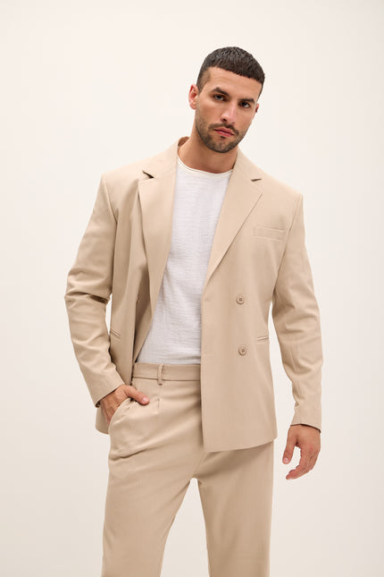 Double Breasted Super Relaxed Jacket - Vizon - Ron Tomson
