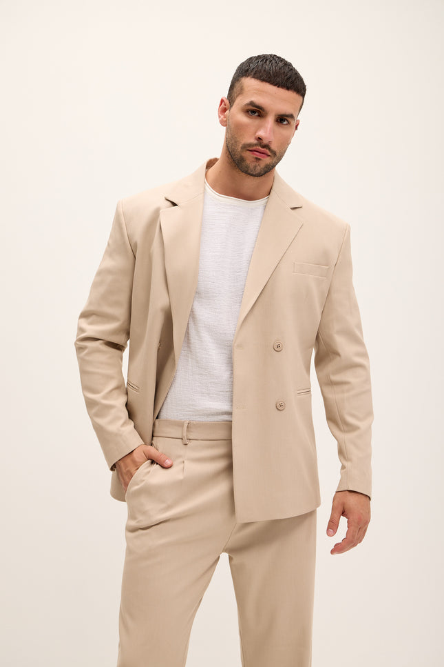 Double Breasted Super Relaxed Jacket - Vizon - Ron Tomson