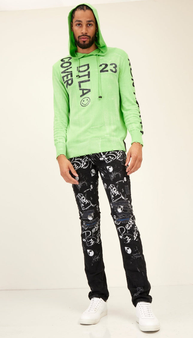 Dtla Hoodie - Neon Green - Ron Tomson