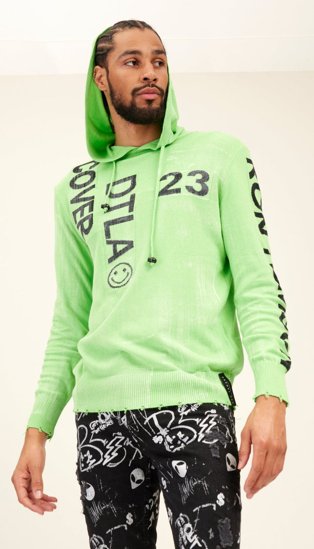 Dtla Hoodie - Neon Green - Ron Tomson