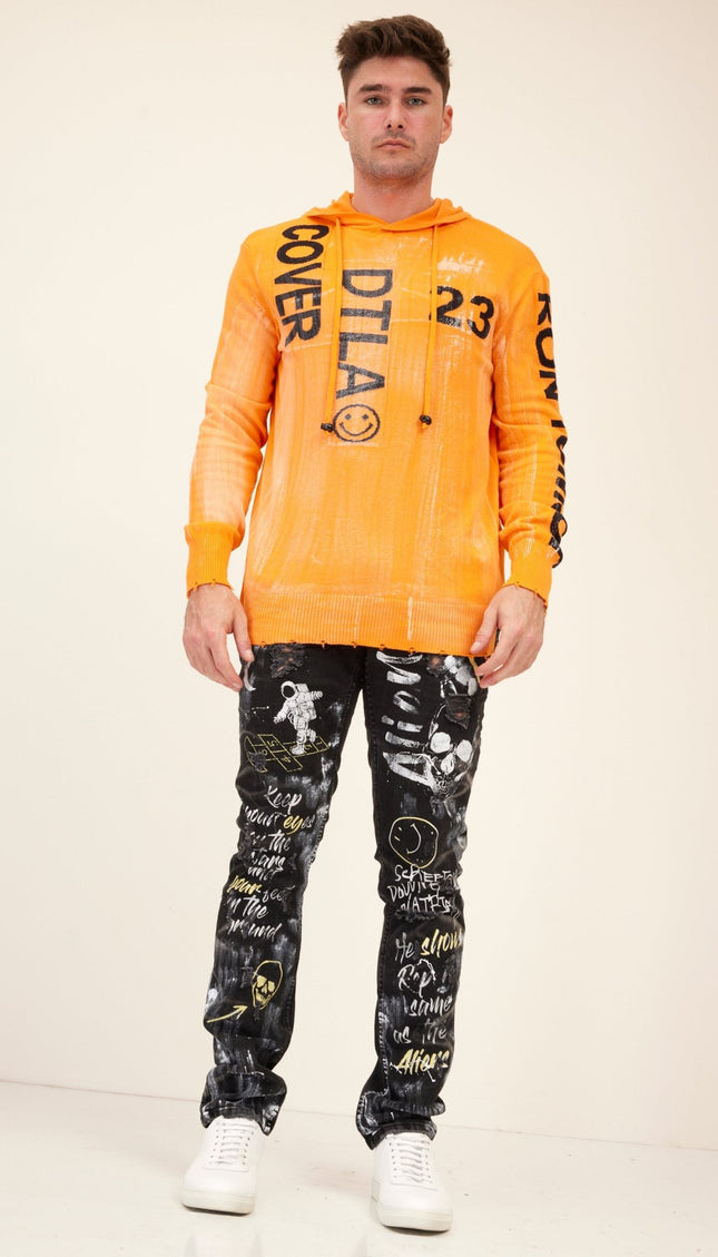 Dtla Hoodie - Neon Orange - Ron Tomson