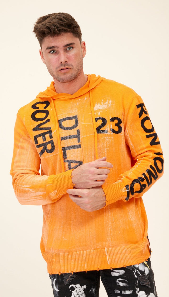 Dtla Hoodie - Neon Orange - Ron Tomson