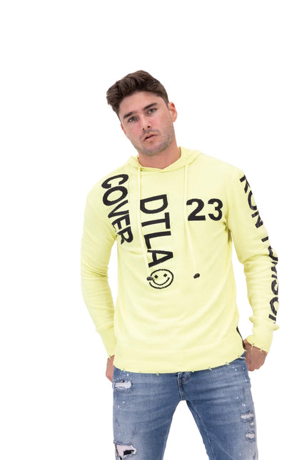 Dtla Hoodie - Neon Yellow - Ron Tomson