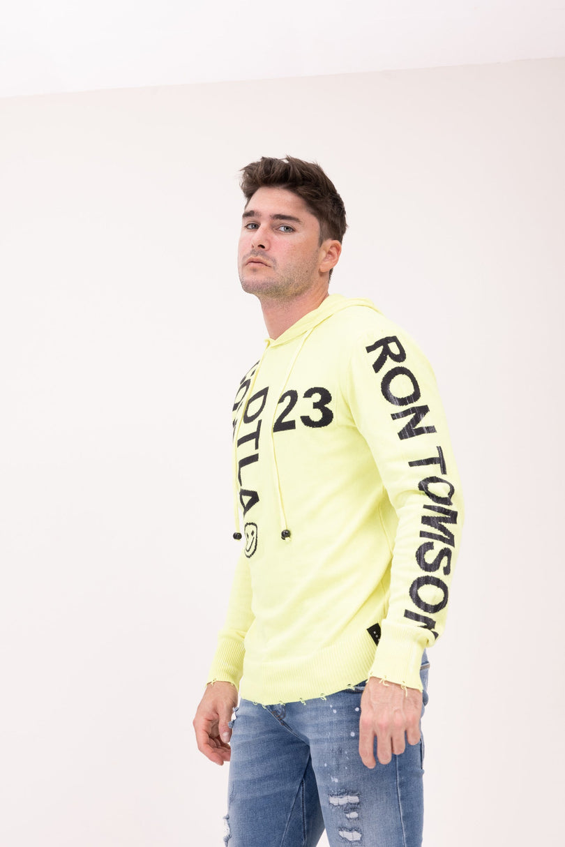 Dtla Hoodie - Neon Yellow - Ron Tomson