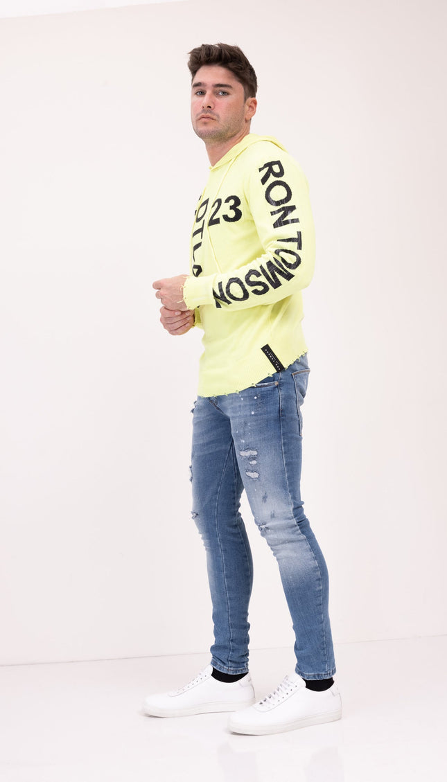 Dtla Hoodie - Neon Yellow - Ron Tomson