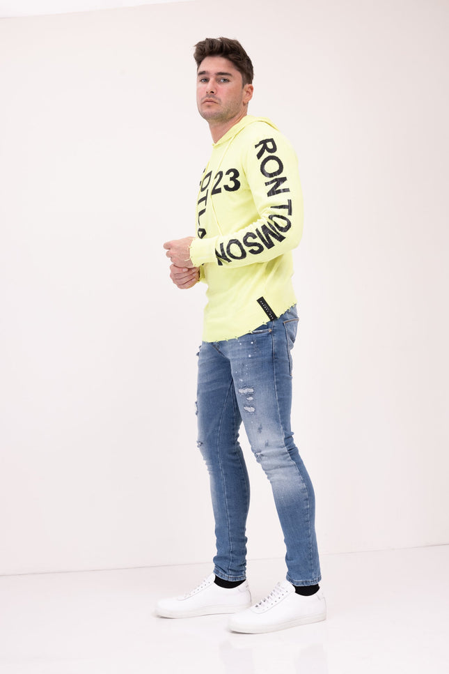 Dtla Hoodie - Neon Yellow - Ron Tomson