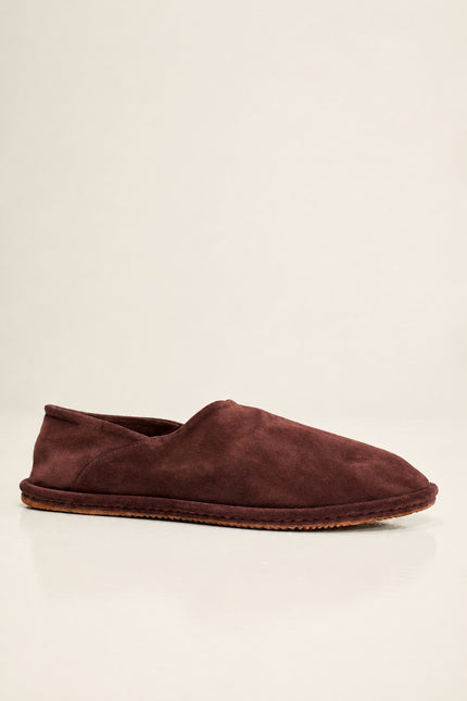 Men's Suede Espadrilles with Italian Rubber Sole - Mahogany | Ron Tomson, image 5 of 7