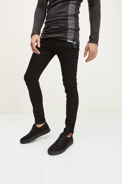 Elongated Contrasting Sweater - Anthracite - Ron Tomson