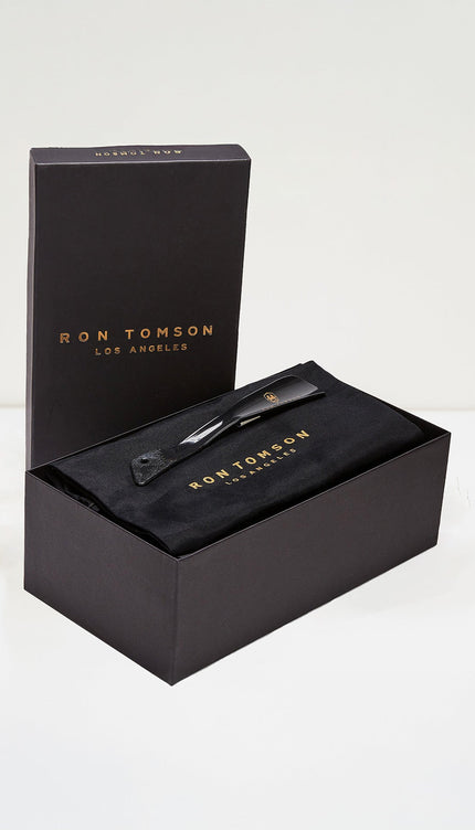 Essential Chelsea Boot - Black Embossed - Ron Tomson