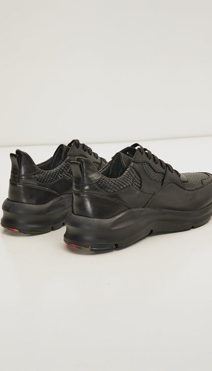 Exaggerated Sole Sneaker - Black - Ron Tomson