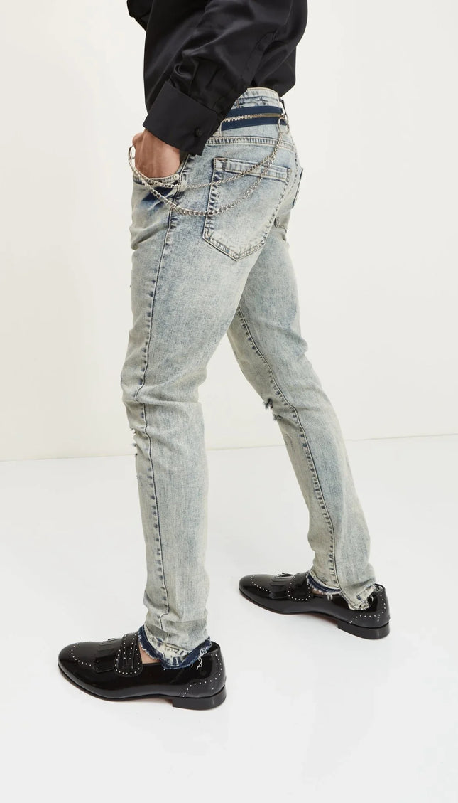 Faded Denim - Blue - Ron Tomson