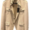 Faux Suede Safari Jacket - Off White - Ron Tomson