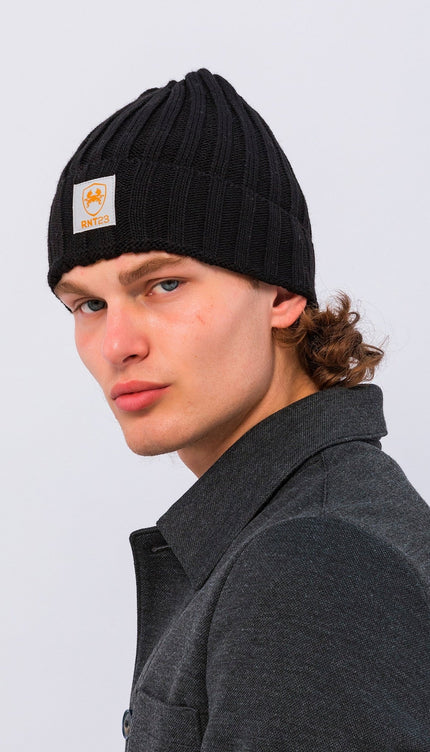 Fit Beanie - Black - Ron Tomson