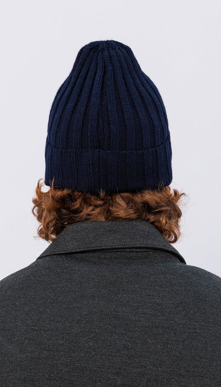 Fit Beanie - Navy - Ron Tomson