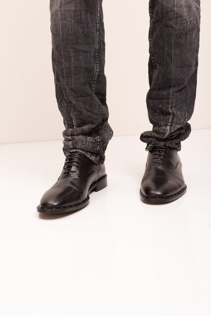Fitted Cotton Money Jeans - Black - Ron Tomson