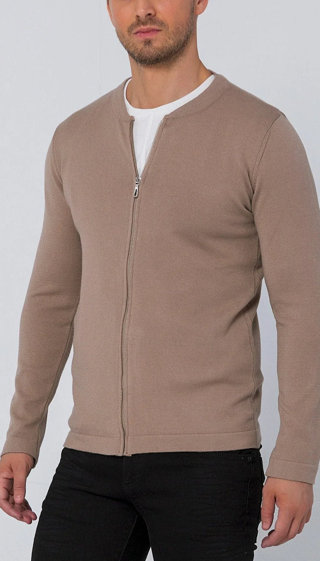 Full Zip Closure Cardigan - Vizon - Ron Tomson