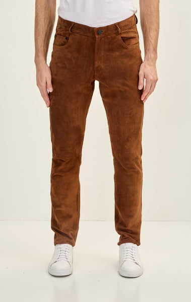 未使用 POST O'ALLS Brown Suede Pants USA製 未使用 POST O'ALLS Brown Suede Pants USA製 未使用 POST O'ALLS Brown