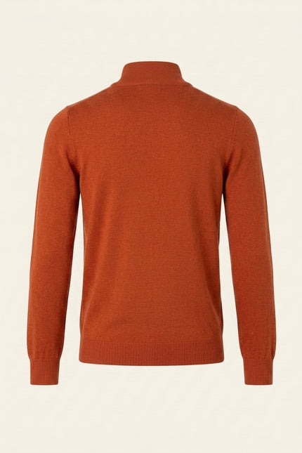 Half Zip Sweater - Tile - Back