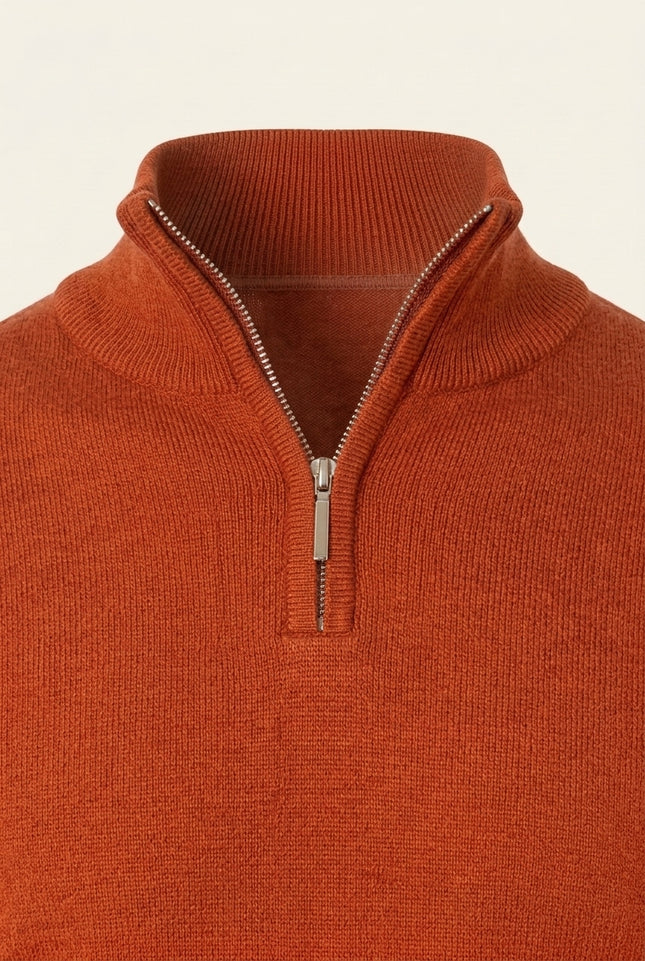 Half Zip Sweater - Tile - Detail