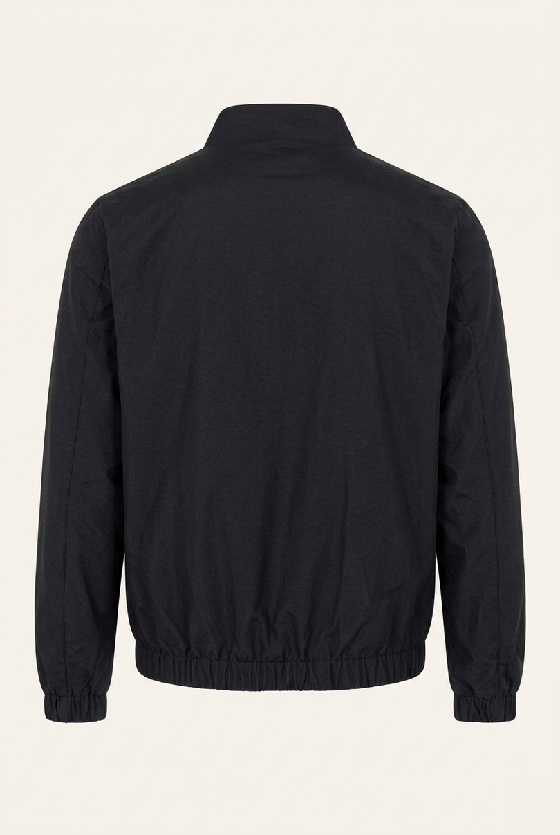 Harrington Bomber Jacket Black - Back