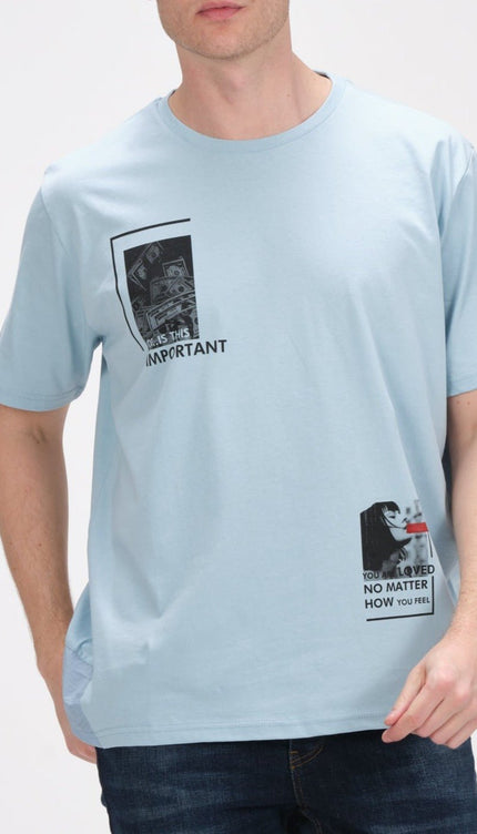 Important Tee - Blue - Ron Tomson