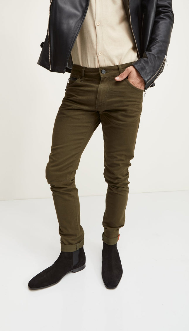 Inner Red Denim - Green - Ron Tomson