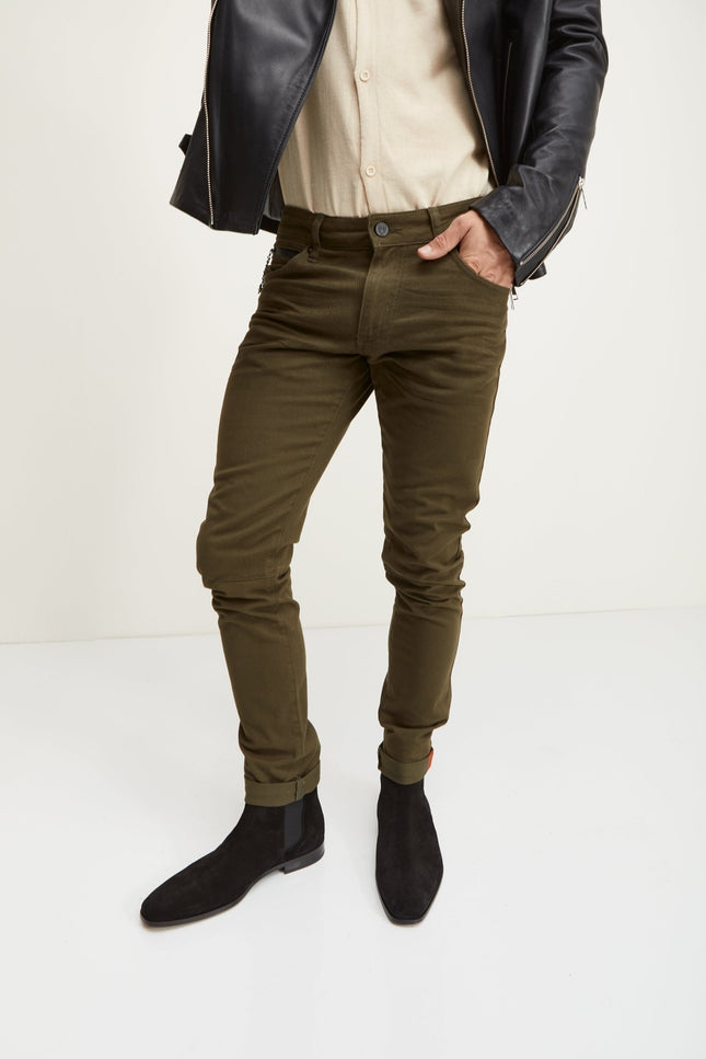 Inner Red Denim - Green - Ron Tomson