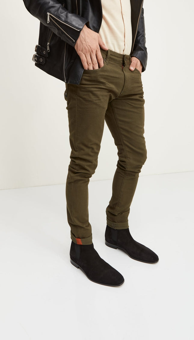 Inner Red Denim - Green - Ron Tomson