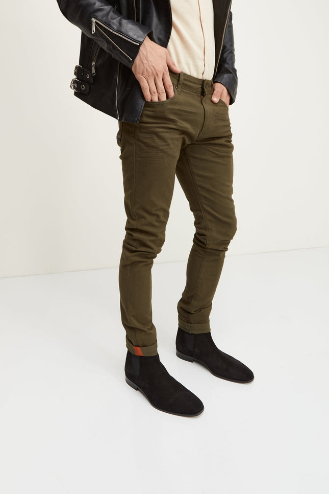 Inner Red Denim - Green - Ron Tomson