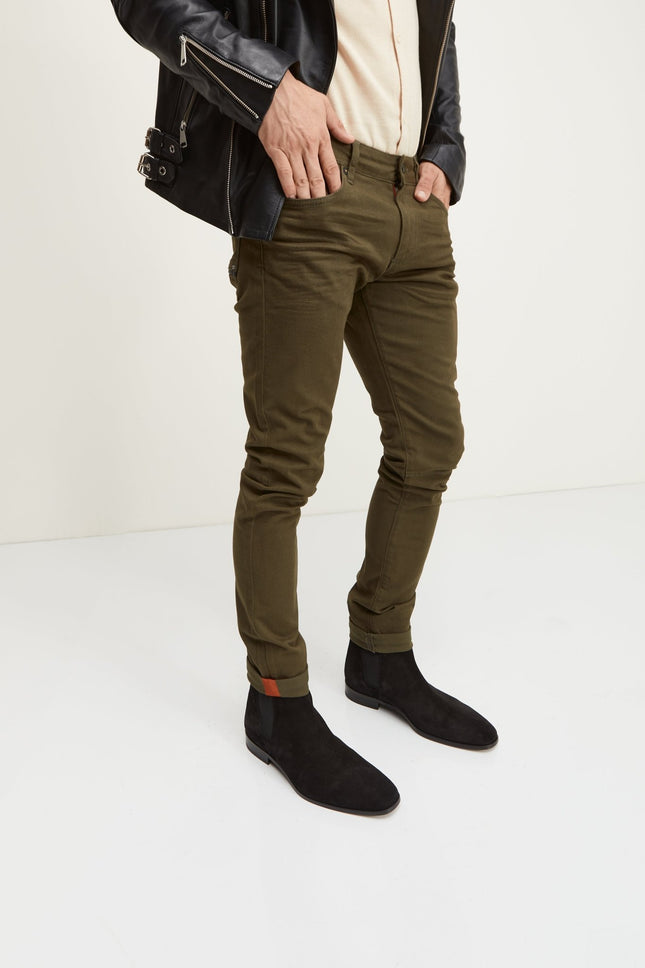 Inner Red Denim - Green - Ron Tomson