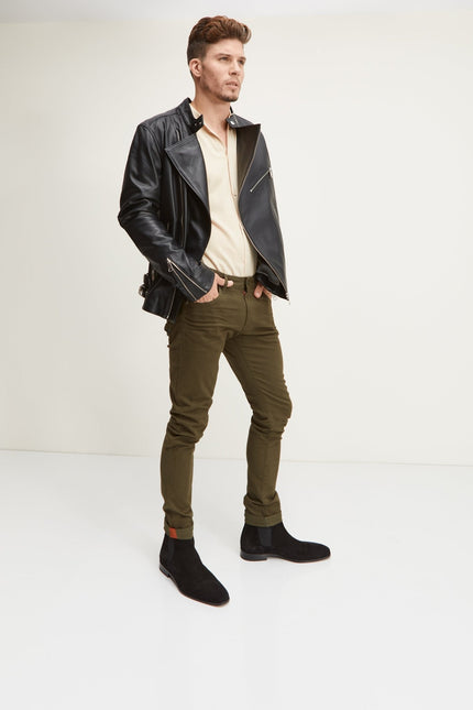 Inner Red Denim - Green - Ron Tomson