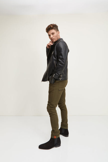 Inner Red Denim - Green - Ron Tomson