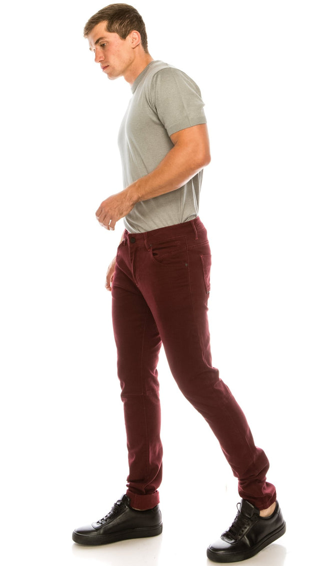 Inner Red Denim - Wine - Ron Tomson