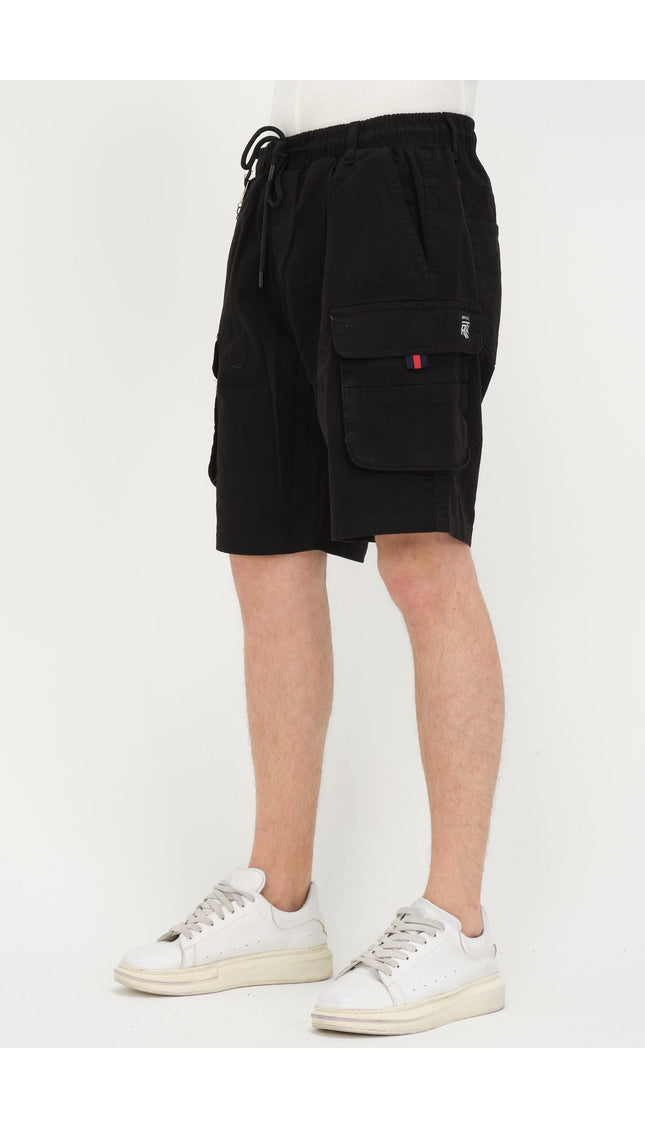 Keychain Cargo Shorts - Black - Ron Tomson