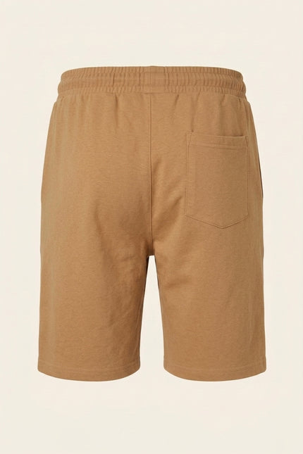 Knit Shorts - Camel - Back