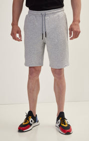 Knit Summer Shorts - Grey Melange - Ron Tomson