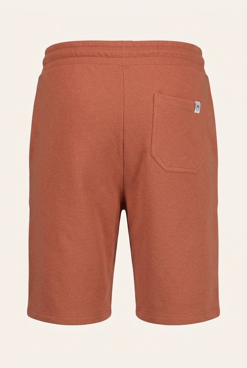 Knit Summer Shorts - Orange - Back