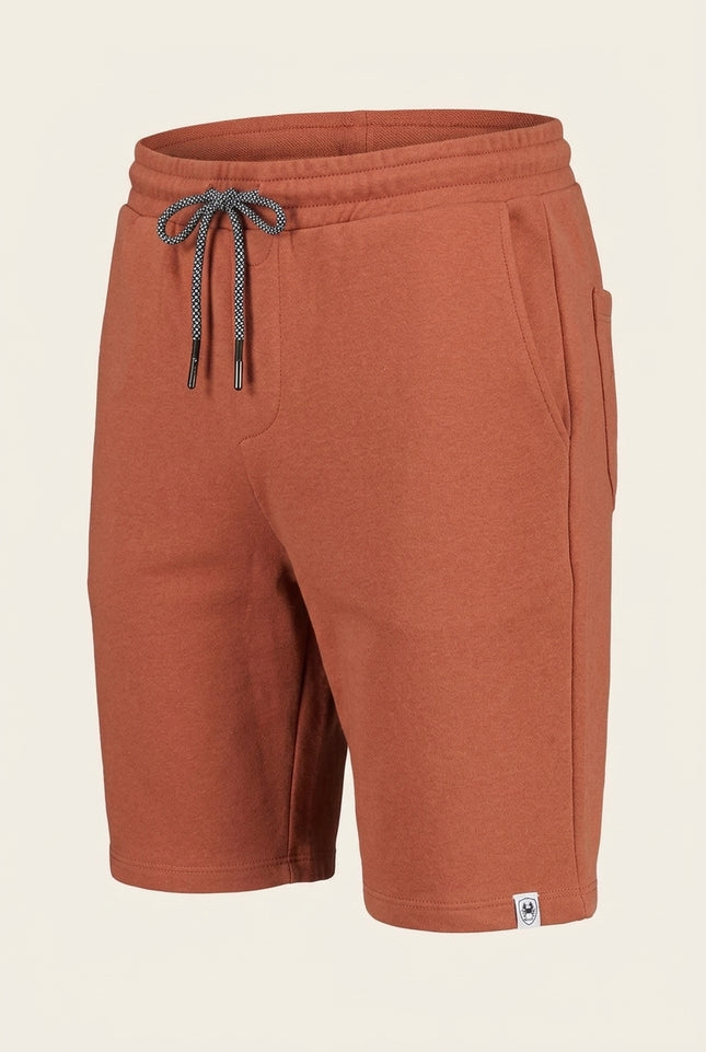 Knit Summer Shorts - Orange - Front