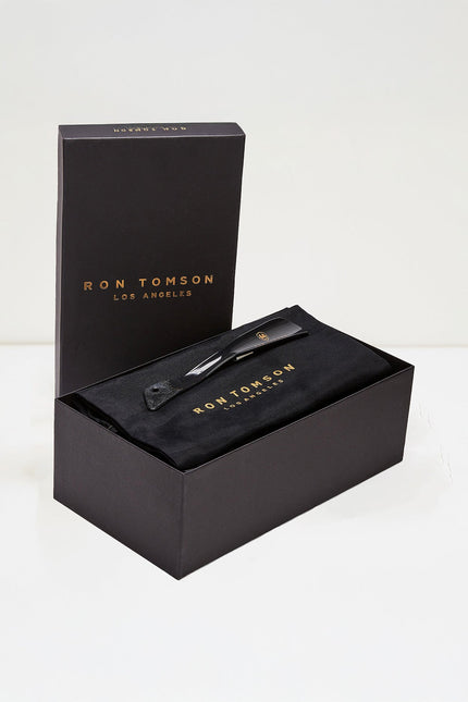 Leather Essential Chelsea Boot - Navy Buffalo - Ron Tomson