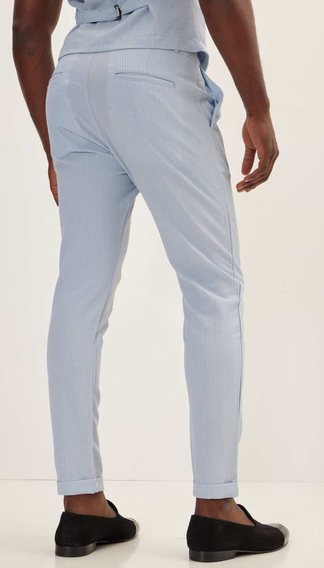 Lightweight Casual Pants - Blue - Ron Tomson