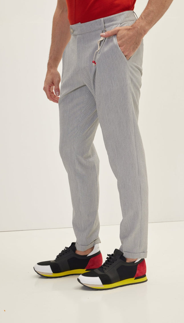 Lightweight Casual Pants - Grey - Ron Tomson