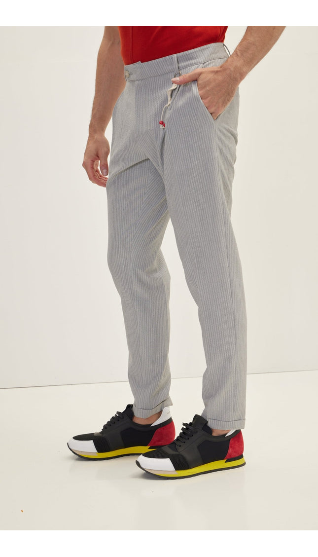 Lightweight Casual Pants - Grey - Ron Tomson