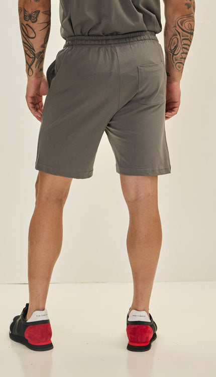 Lightweight Cotton Shorts - Anthracite - Ron Tomson