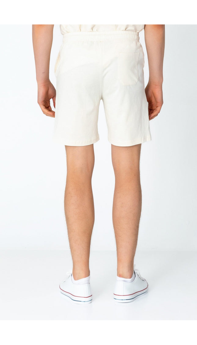 Lightweight Cotton Shorts - Beige - Ron Tomson