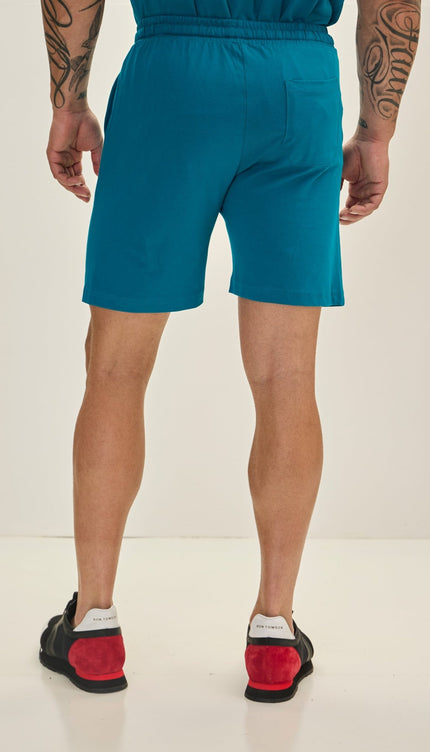 Lightweight Cotton Shorts - Enamel Blue - Ron Tomson