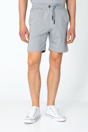 Lightweight Cotton Shorts - Grey - Ron Tomson