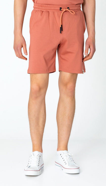 Lightweight Cotton Shorts - Rose - Ron Tomson