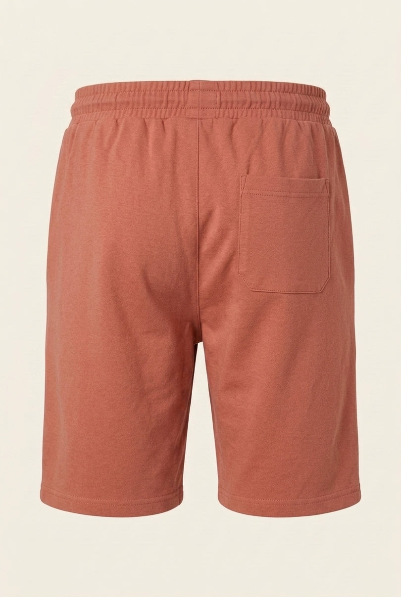 Lightweight Cotton Shorts - Rose - Back
