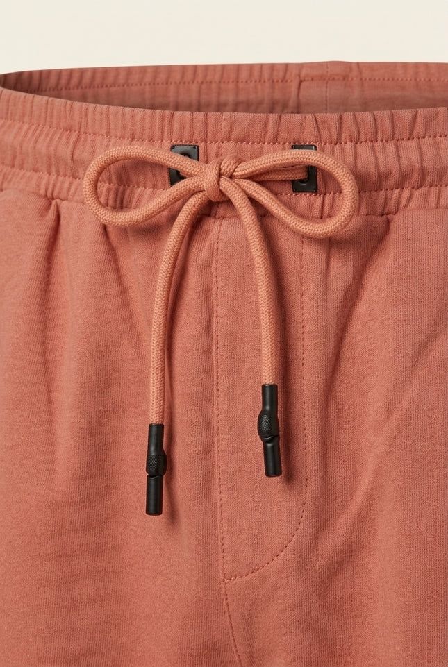 Lightweight Cotton Shorts - Rose - Detail