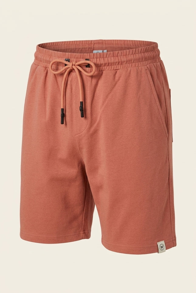 Lightweight Cotton Shorts - Rose - Front